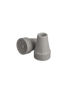 Guardian Super Crutch Tips, Super, 7/8in, Gray, Case Of 8 Pairs