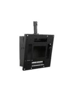 Peerless DST995 Flat/Tilt Universal Ceiling Mount with Media Player Device Storage - Mounting kit (ceiling mount) - for LCD display / digital player - black powder coat - screen size: 40in-95in - mounting interface: up to 800 x 400 mm - ceiling mountable