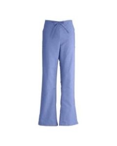 Medline ComfortEase Polyester/Cotton Modern Fit Ladies Tall Cargo Scrub Pants, 3X, Ceil Blue