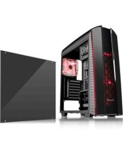Thermaltake Versa N27 Computer Case - Mid-tower - Black - SPCC - 6 x Bay - 3 x 4.72in x Fan(s) Installed - ATX, Micro ATX, Mini ITX Motherboard Supported