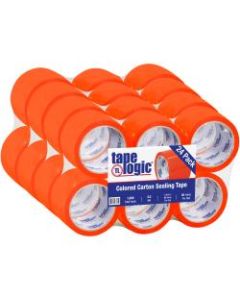 Tape Logic Carton-Sealing Tape, 3in Core, 3in x 55 Yd., Orange, Pack Of 24