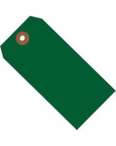 Office Depot Brand Plastic Shipping Tags, 4 3/4in x 2 3/8in, Green, Case Of 100