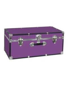 Seward Essential Trunk With Lock, 12 1/4in x 30in x 15 3/4in, Purple