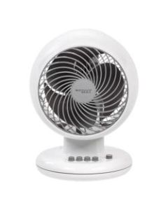 IRIS Woozoo M18U Oscillating Desk Fan, 13-3/16inH x 9inW x 9-7/8inD, White
