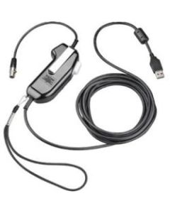 Plantronics SHS 2371 Corded USB - PTT - Black for Headset