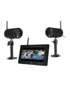 ALC 4-Channel Surveillance System With 2 Cameras And 7in Touch-Screen Monitor, AWS3377