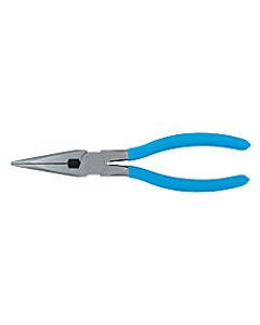Long Nose Pliers, Straight Needle Nose, High Carbon Steel, 7 1/2 in