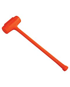 Compo-Cast Sledge Model Soft Face Hammer, 10-1/2 lb Head, 3 in Diameter, Orange