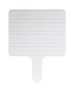 Flipside Dry-Erase Paddle Class Pack, 7 12/16in x 10in, White, Pack Of 24