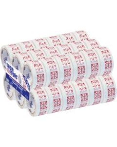 Tape Logic Fragile (Box) Preprinted Carton Sealing Tape, 3in Core, 2in x 55 Yd., Red/White, Pack Of 36