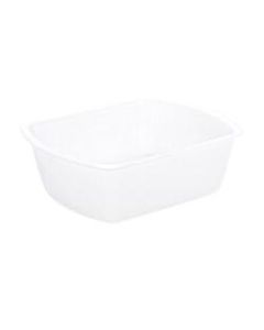 Medline Rectangular Plastic Washbasins, 8 Qt, Clear, Pack Of 50