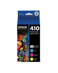 Epson 410 Claria Premium Black/Cyan/Magenta/Yellow Ink Cartridges, Pack Of 4, T410520-S