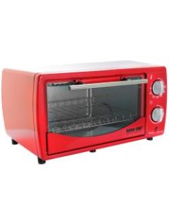 Better Chef 9-Liter Toaster Oven Broiler, Red