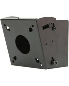 Peerless Solid-Point Flat Panel Straight Column Mount PLCM 2 - Mounting kit (tilt bracket, ceiling arm box, retaining collar) for plasma panel - cold-rolled steel - black - screen size: 32in - 71in - ceiling mountable