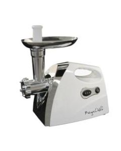 MegaChef 1200 W Powerful Automatic Meat Grinder, White