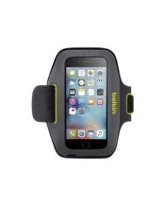 Belkin Sport-Fit Carrying Case (Armband) Apple iPhone 6, iPhone 6s Smartphone - Limelight, Gravel - Neoprene - Armband - 7.8in Height x 4.3in Width x 1.3in Depth