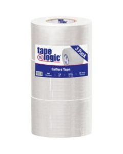 Tape Logic Gaffers Tape, 4in x 60 Yd., 11 Mil, White, Case Of 3 Rolls