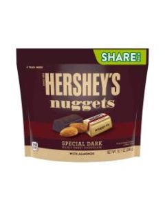Hersheys Nuggets Special Dark Chocolate With Almonds Candy, 10.1 Oz, Pack Of 3 Bags