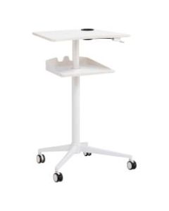 Safco Vum Mobile Workstation, 48-1/4inH x 30-3/4inW x 22-7/8inD, White