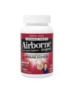Airborne Immune Support Chewable Berry Supplement Tablets, Pack Of 116 Tablets