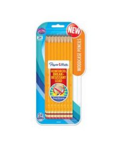 Paper Mate Everstrong Break-Resistant Pencils, #2 HB Lead, Pack Of 24 Pencils