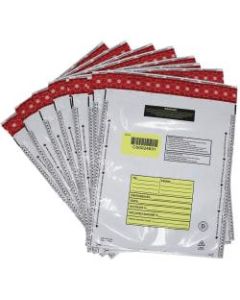 Nadex Coins Currency Deposit Bag - 12in Width x 16in Length - Opaque - Film - 100/Pack - Cash