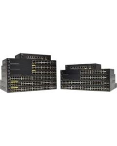 Cisco 250 Series SG250-50 - Switch - L3 - smart - 48 x 10/100/1000 + 2 x combo Gigabit SFP - rack-mountable