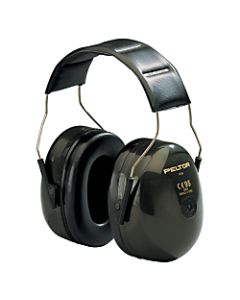 Optime 101 Earmuffs, 27 dB NRR, Dark Green, Over the Head