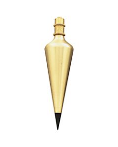 Brass Plumb Bobs, 16 oz, Hardened Steel/Brass