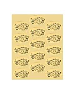 Great Papers! Holiday Foil Seals Variety Pack, 1in, Gold, Pack Of 60