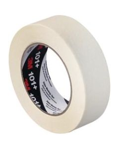 3M 101+ Masking Tape, 3in Core, 1.5in x 180ft, Tan, Case Of 12