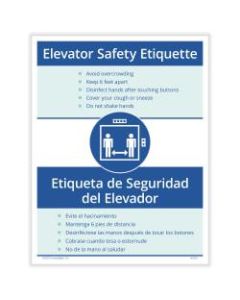 ComplyRight Coronavirus And Health Safety Posting Notices, Bilingual, 8-1/2in x 11in, Pack Of 3 Notices