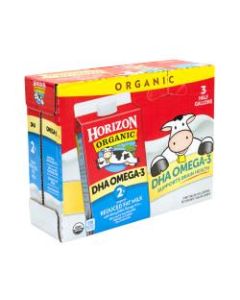 Horizon Organic 2% Milk With DHA Omega-3, 64 Oz, Pack Of 3