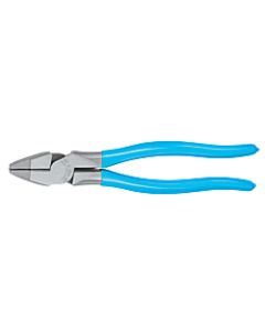 Linemens Pliers, 9 in Length, 47/64 in Cut, Plastic-Dipped Handle