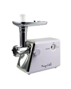 MegaChef 1200 W Ultra Powerful Automatic Meat Grinder, White