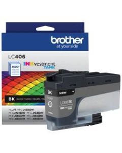 Brother INKvestment LC406BK Black Tank Ink Cartridge
