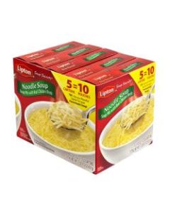 Lipton Noodle Soup Mix, 2 Pouches Per Box, Pack Of 5 Boxes