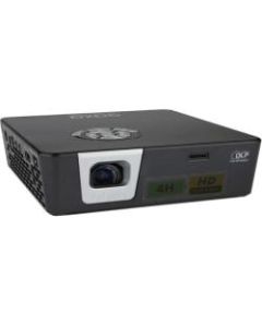 AAXA Technologies HP-P6X-01 DLP Projector - 16:9 - Black, Gray - 1280 x 800 - Front - 30000 Hour Normal ModeWXGA - 2,000:1 - 1000 lm - HDMI - USB