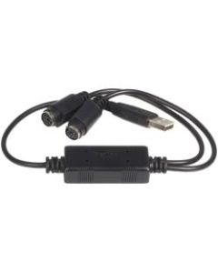 StarTech.com USB to PS/2 Adapter - Keyboard and Mouse - Convert a PS/2 keyboard and mouse to a single USB interface - usb to ps2 adapter - keyboard adapter - mouse adapter -ps2 keyboard converter