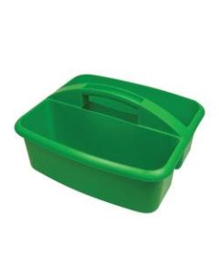 Romanoff Products Large Utility Caddy, 6 3/4inH x 11 1/4inW x 12 3/4inD, Green, Pack Of 3