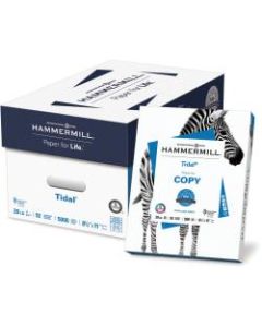 Hammermill Tidal Printer Paper, Letter Size (8 1/2in x 11in), 20 Lb, 92 (U.S.) Brightness, Ream Of 500 Sheets, Case Of 10 Reams