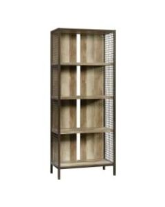 Sauder Carson Forge 5-Shelf Bookcase, 71-3/4inH x 29-1/2inW x 15-9/16inD, Dark Bronze