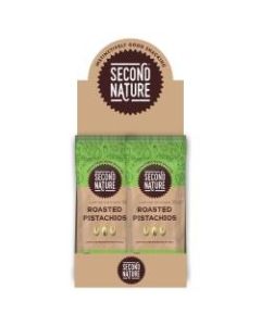 SECOND NATURE Roasted Pistachios Nuts, 1.5 oz, 12 Count