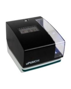 uPunch Digital Time Clock And Date Stamp, 5.6inH x 6.5inW x 6.8inD, CR1000