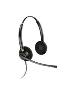 Plantronics EncorePro Binaural Over-The-Head Headset, HW520, Black, 89434-01