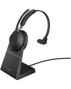Jabra Evolve2 65 Headset - Mono - USB Type C - Wireless - Bluetooth - Over-the-head - Monaural - Supra-aural - Black