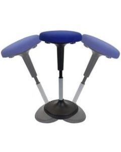 Wobble Stool Standing Desk & Balance Stool For Active Sitting Blue Adjustable Height 23-33in Sit Stand Up Perching Chair Uncaged Ergonomics