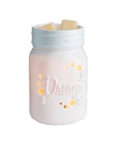 Candle Warmers Etc Midsize Illumination Fragrance Warmer, 6-7/16in x 4-5/8in, Mason Jar