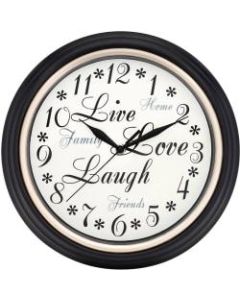 Westclox Wall Clock - Brown/Plastic Case