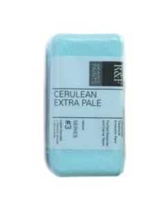 R & F Handmade Paints Encaustic Paint Cakes, 40 mL, Cerulean Extra Pale, Pack Of 2